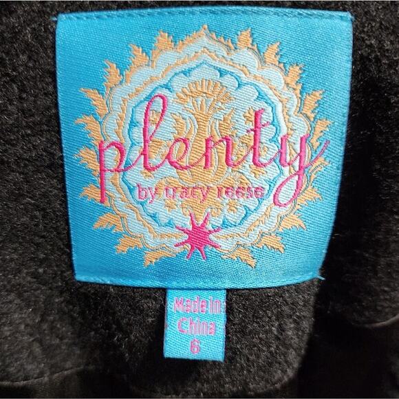 Anthropologie Plenty Tracy Reese Loma Stitched Embroidered Wool Blend‎ Coat 6 - Picture 13 of 16